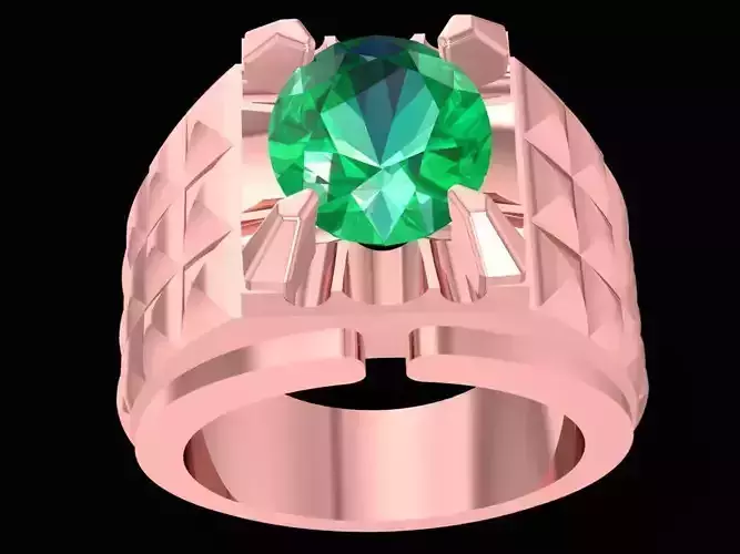 luxury korea diamond men ring 2885