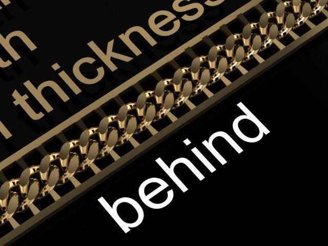 One piece fusion chain is cast directly 3D print model 6mm  3D print model_1