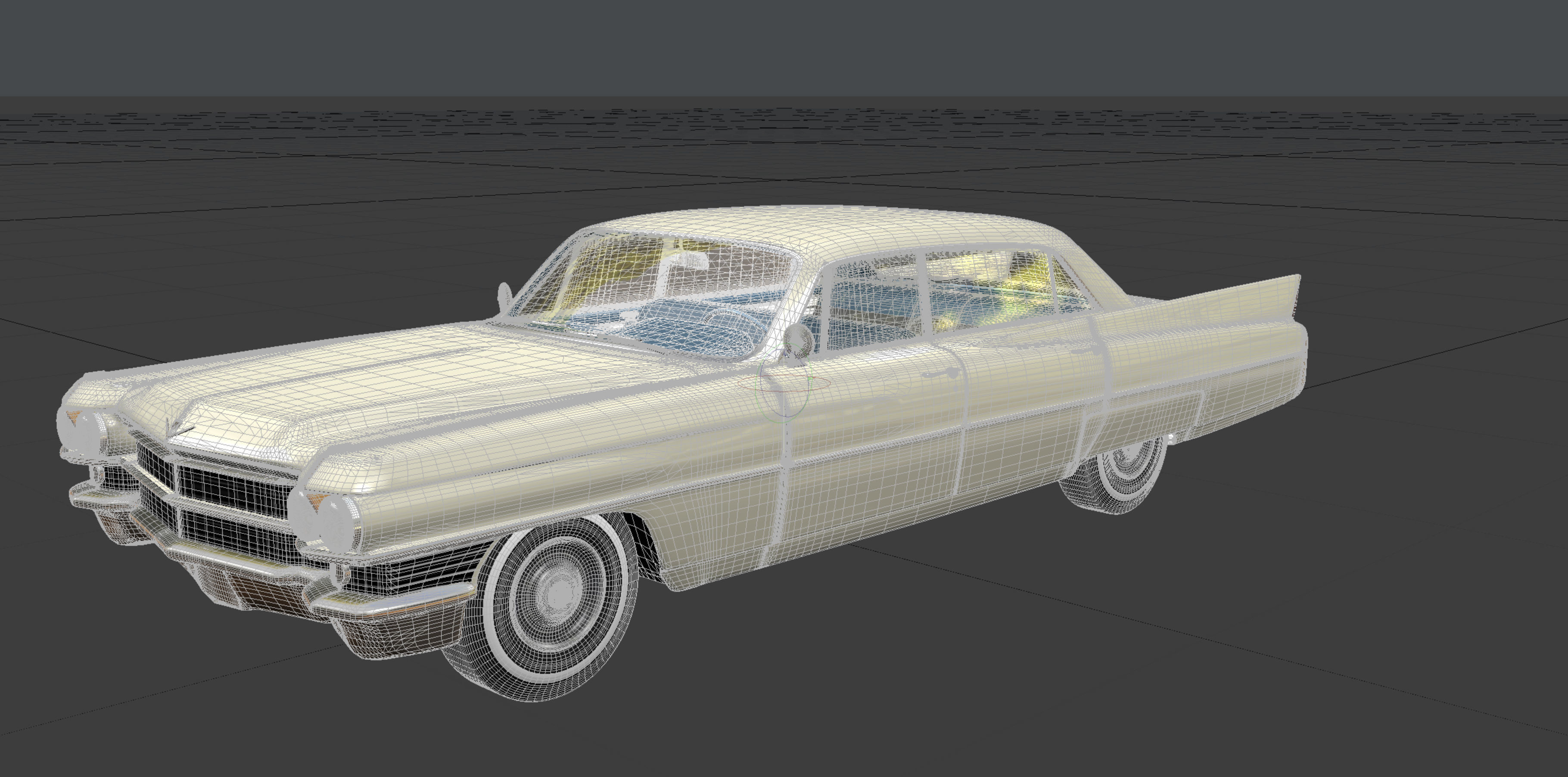 1964 Cadillac Sedan DeVille 3D model_20