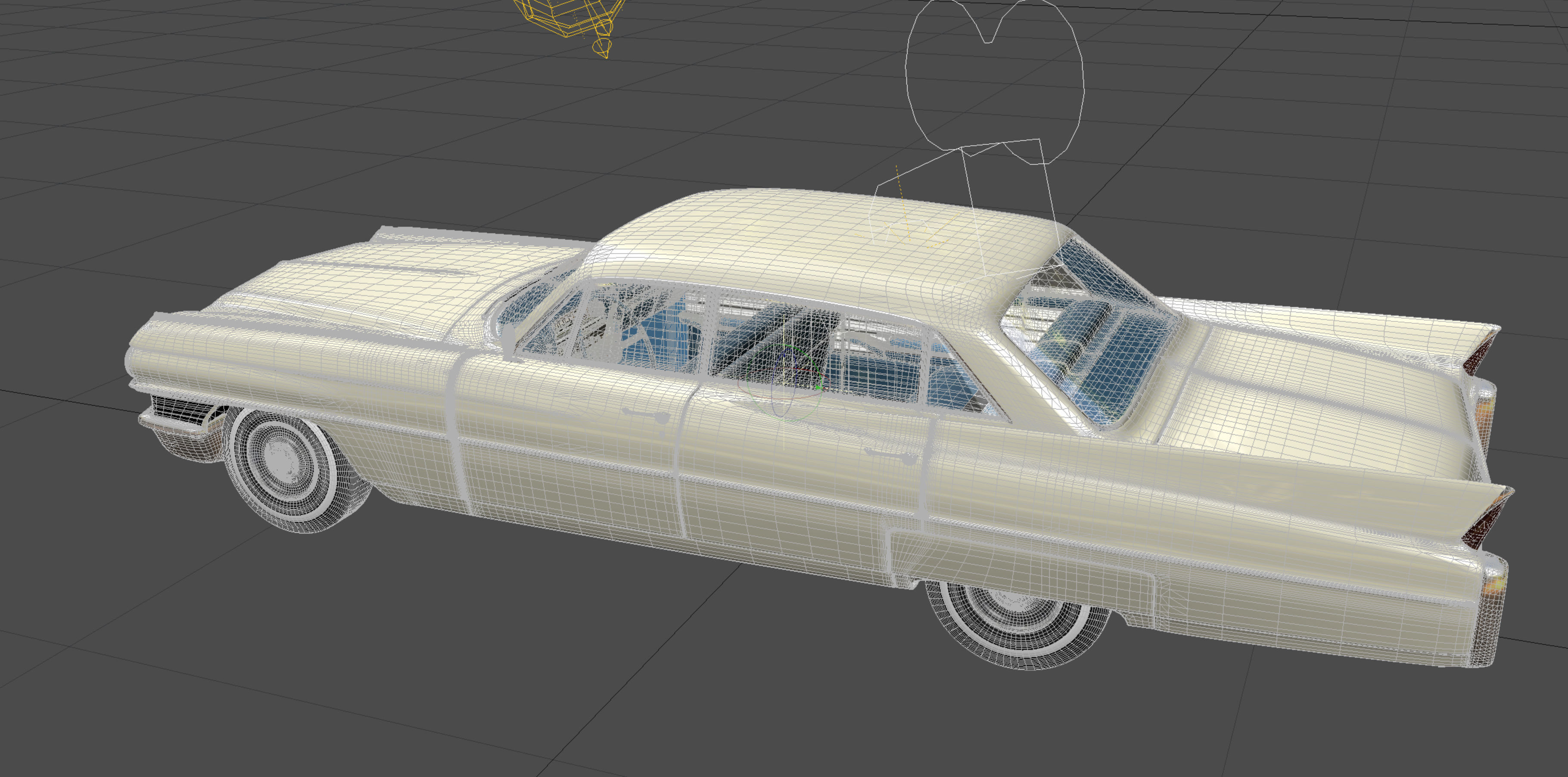 1964 Cadillac Sedan DeVille 3D model_21