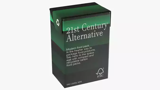 Tetra Brik Recart Food Pack 3D model