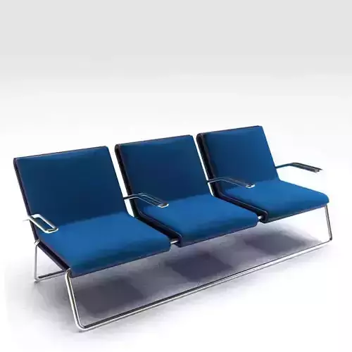 Blue Lobby Seats