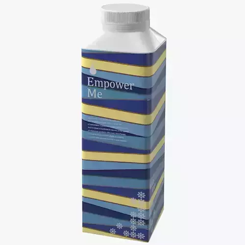 Tetra Top Carton Bottle 3D model Tetra Top Carton Bottle 3D model