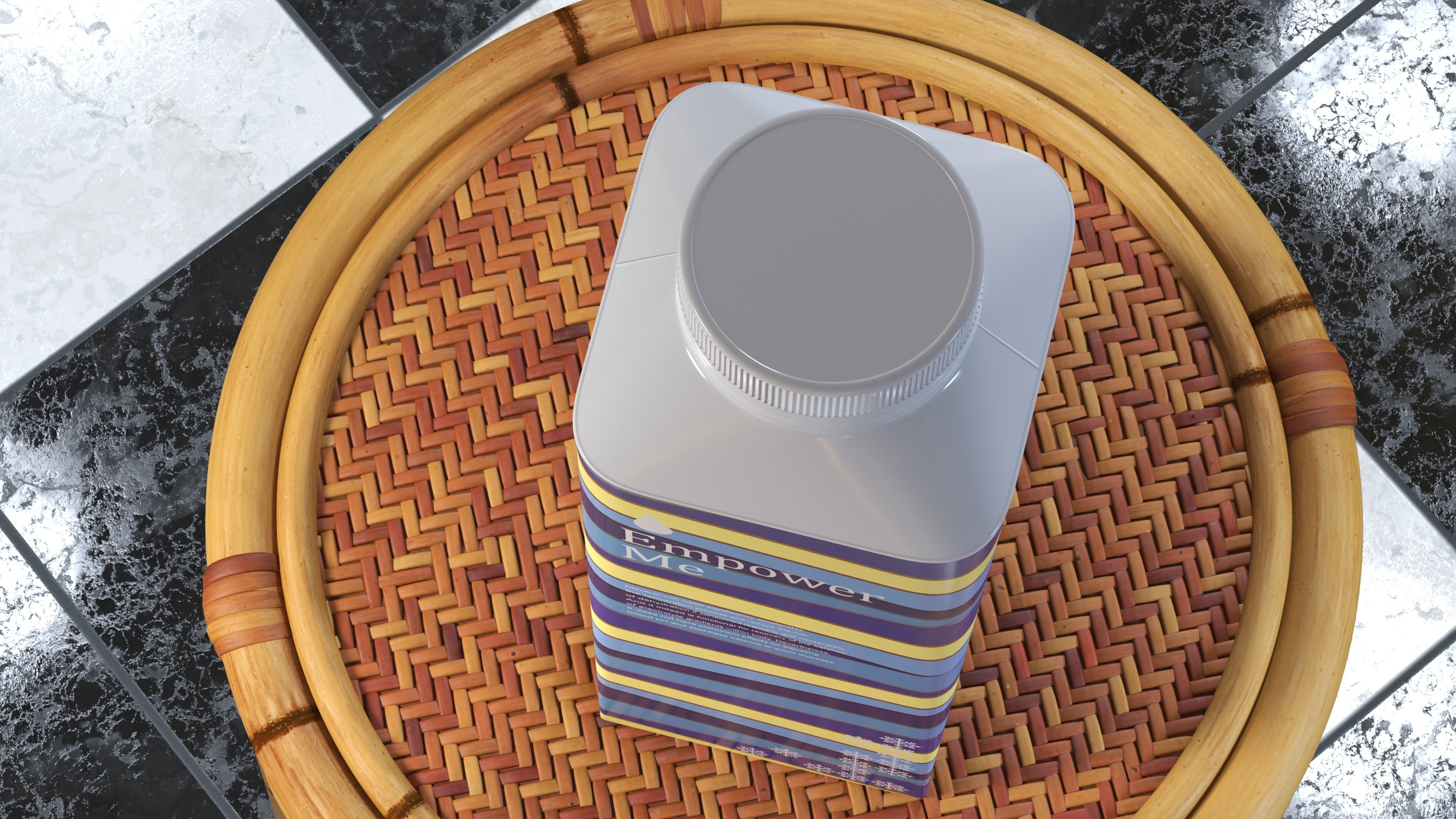 Tetra Top Carton Bottle 3D model_25