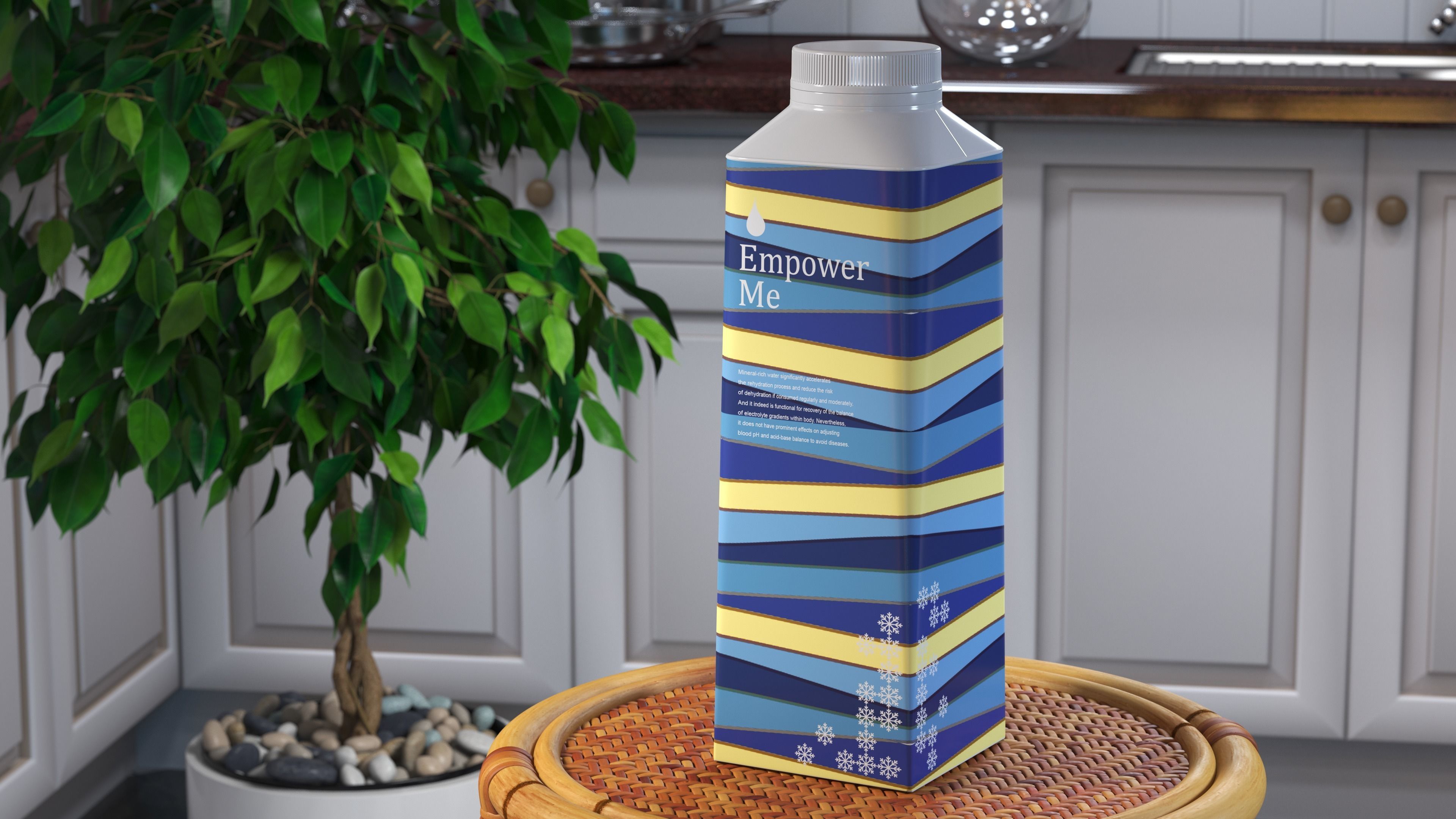 Tetra Top Carton Bottle 3D model_24