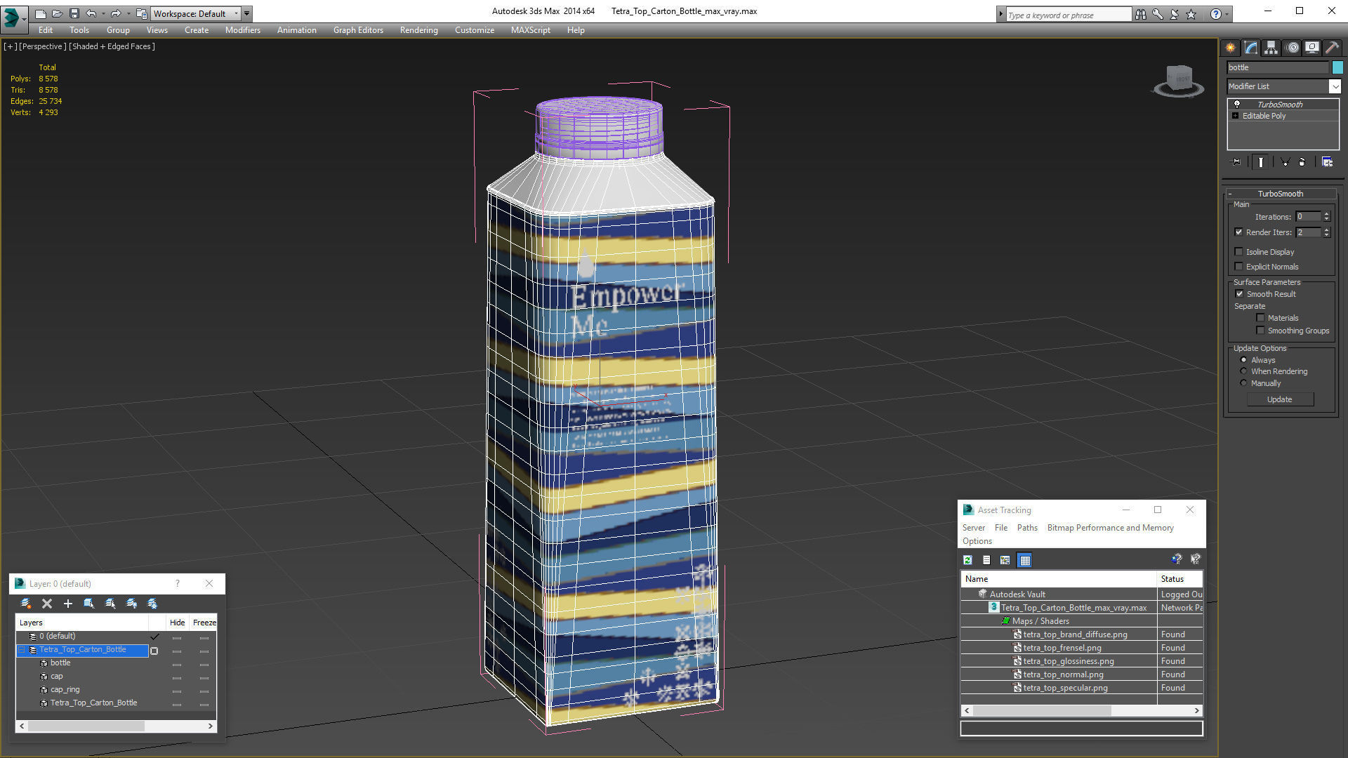 Tetra Top Carton Bottle 3D model_18
