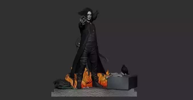 The Crow Brandon Lee Is that gasoline I smell 3D print model