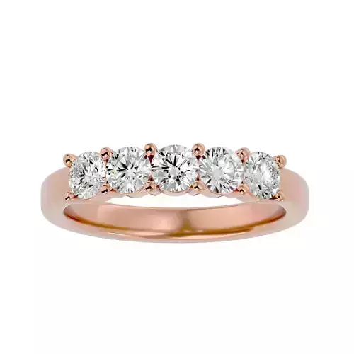 Eternity Band Diamond Ring with 360 View animation