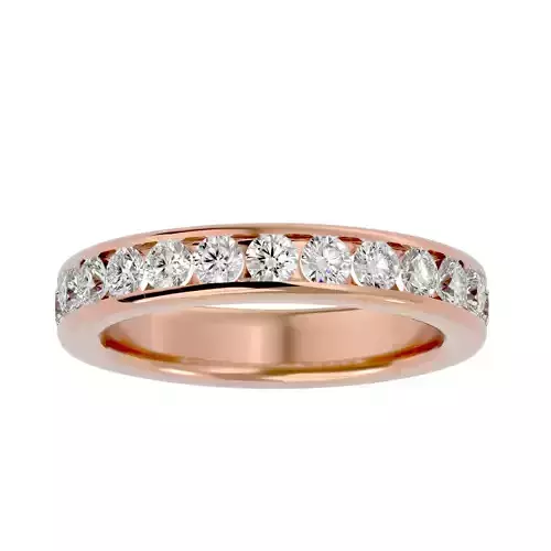 Eternity Band Diamond Ring with 360 View animation