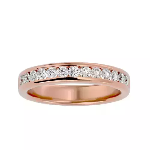 Eternity Band Diamond Ring with 360 View animation