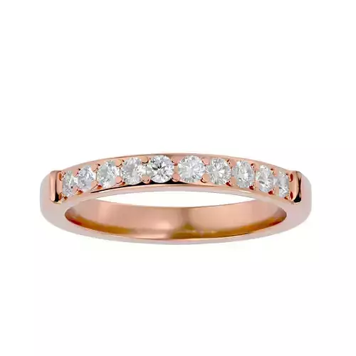 Eternity Band Diamond Ring with 360 View animation