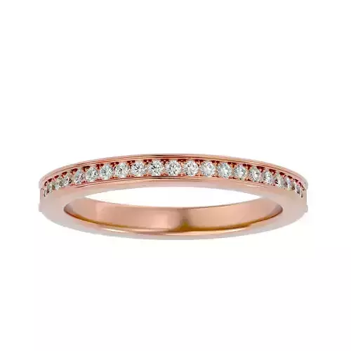 Eternity Band Diamond Ring with 360 View animation