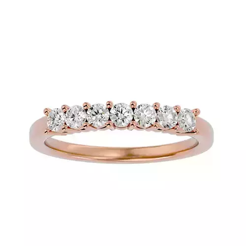 Eternity Band Diamond Ring with 360 View animation