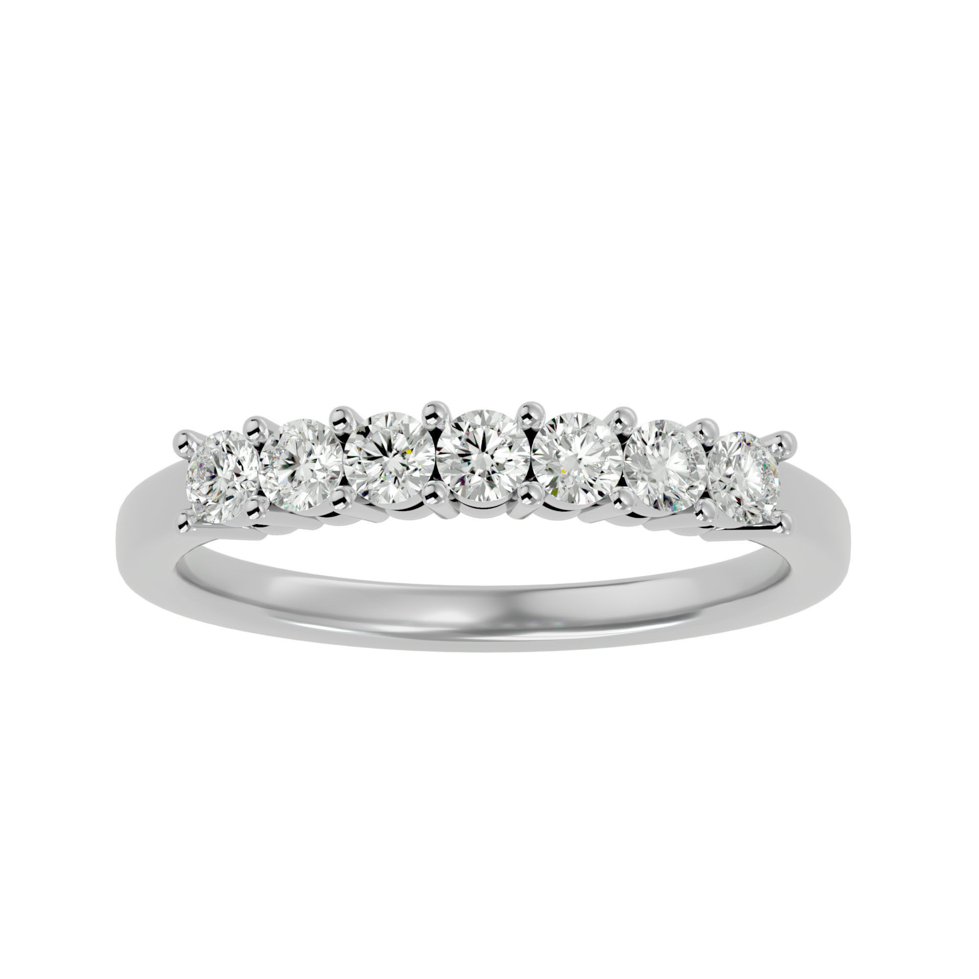 Eternity Band Diamond Ring with 360 View animation 3D print model_3