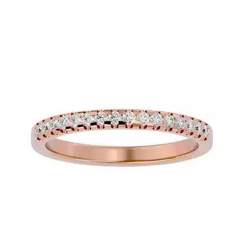 Eternity Band Diamond Ring with 360 View animation
