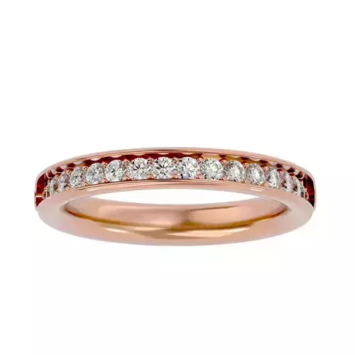 Eternity Band Diamond Ring with 360 View animation