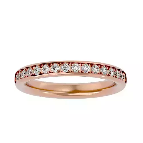 Eternity Band Diamond Ring with 360 View animation