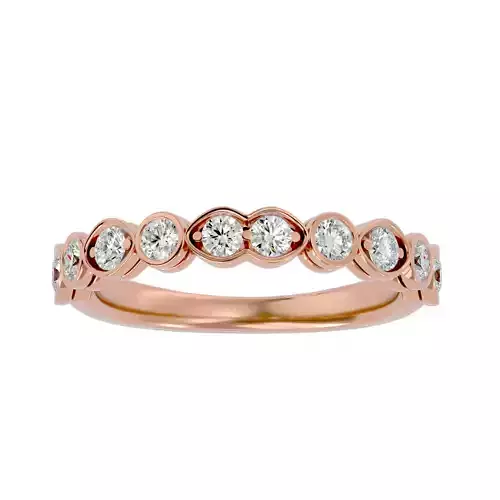 Eternity Band Diamond Ring with 360 View animation