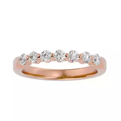 Eternity Band Diamond Ring with 360 View animation