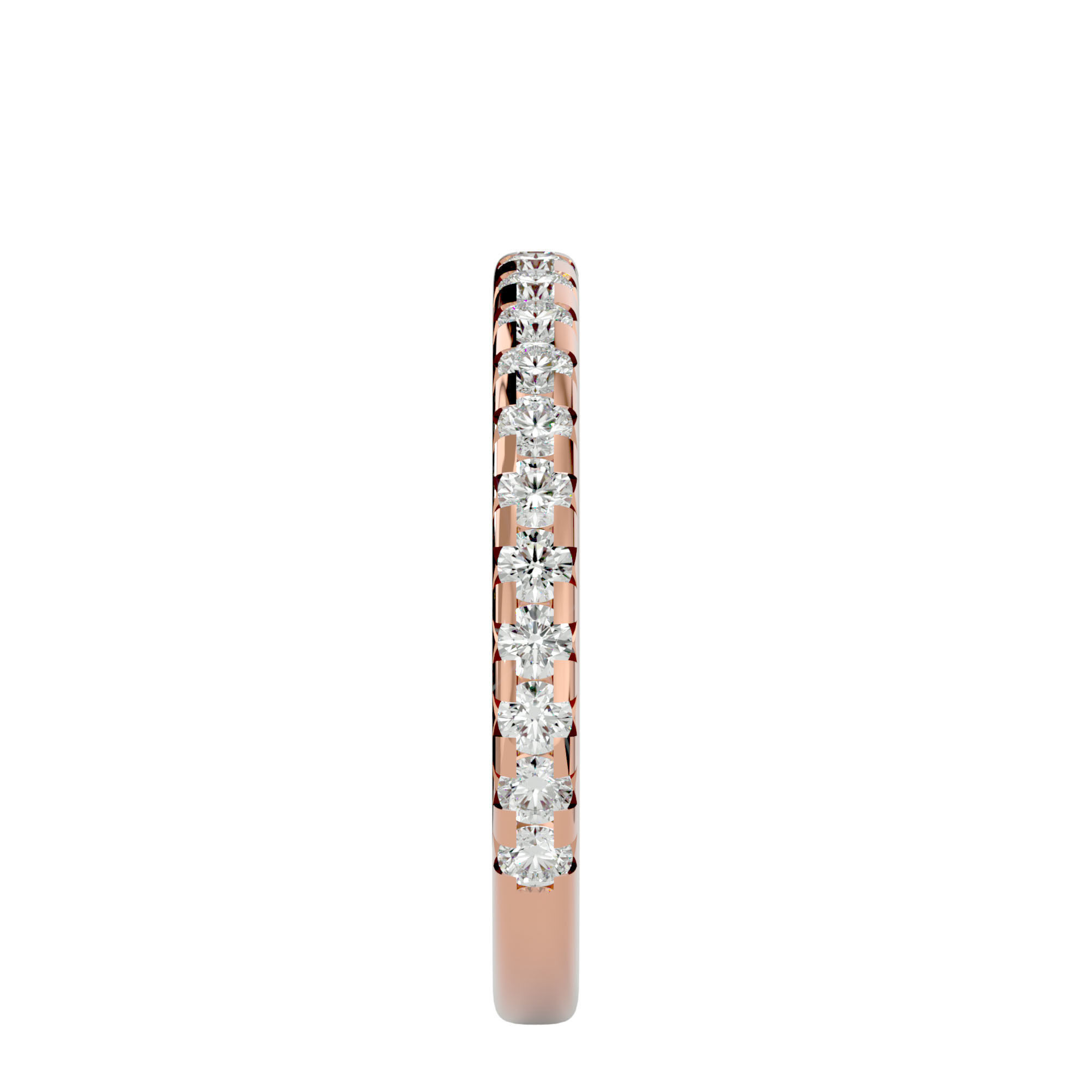 Eternity Band Diamond Ring with 360 View animation 3D print model_8