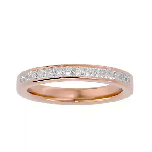Eternity Band Diamond Ring with 360 View animation 3D print model