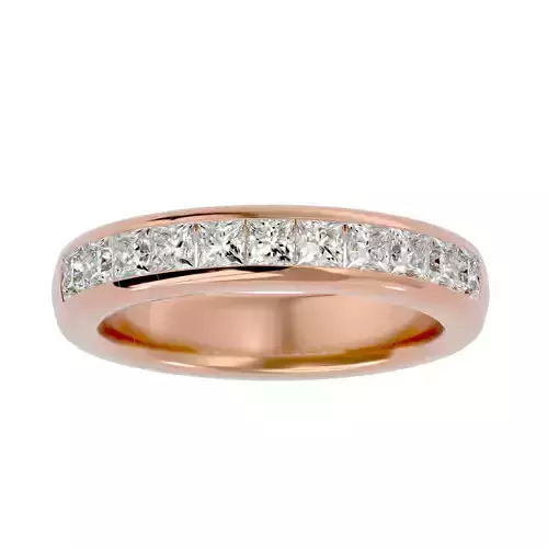 Eternity Band Diamond Ring with 360 View animation 3D print model