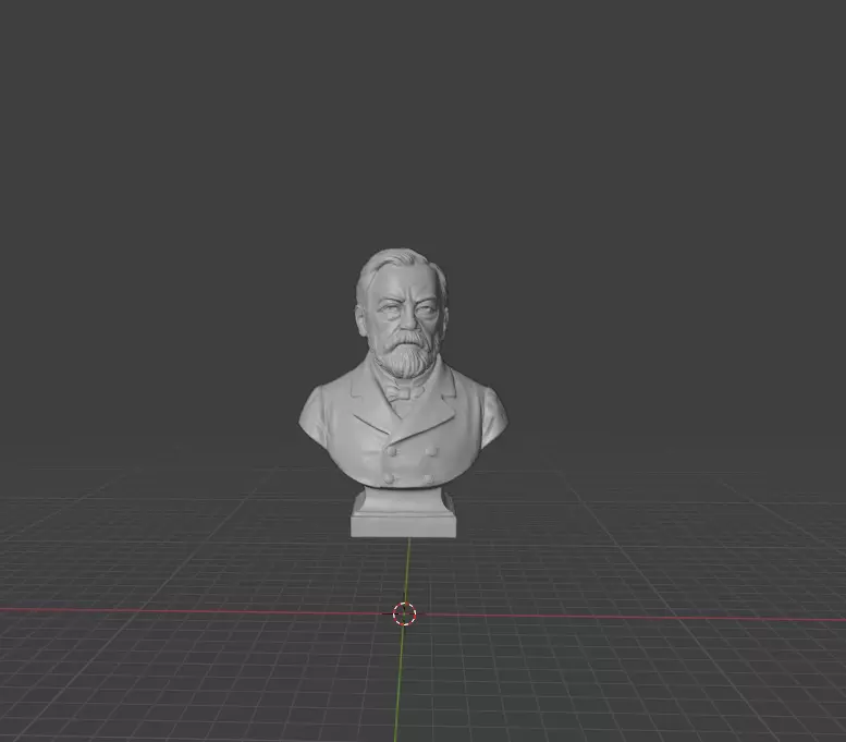 Louis Pasteur 3D print model