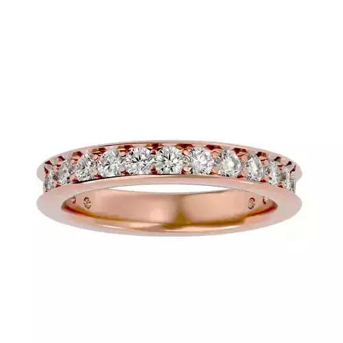 Eternity Band Diamond Ring with 360 View animation 3D print model