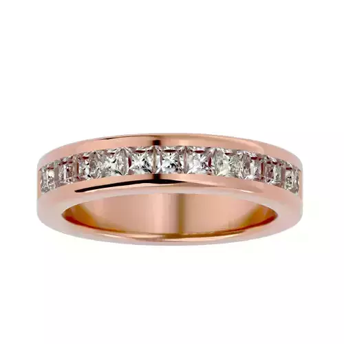 Eternity Band Diamond Ring with 360 View animation 3D print model