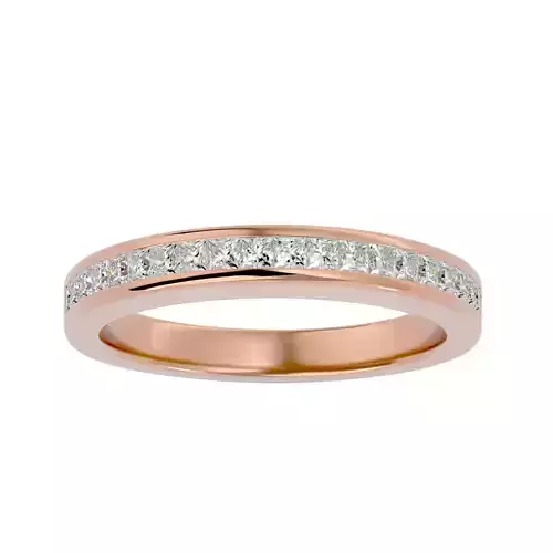 Eternity Band Diamond Ring with 360 View animation 3D print model