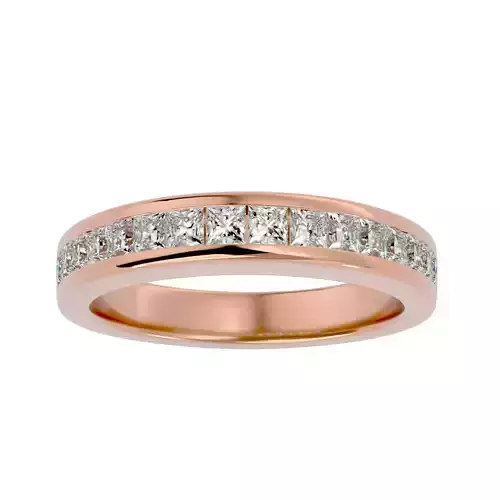 Eternity Band Diamond Ring with 360 View animation 3D print model