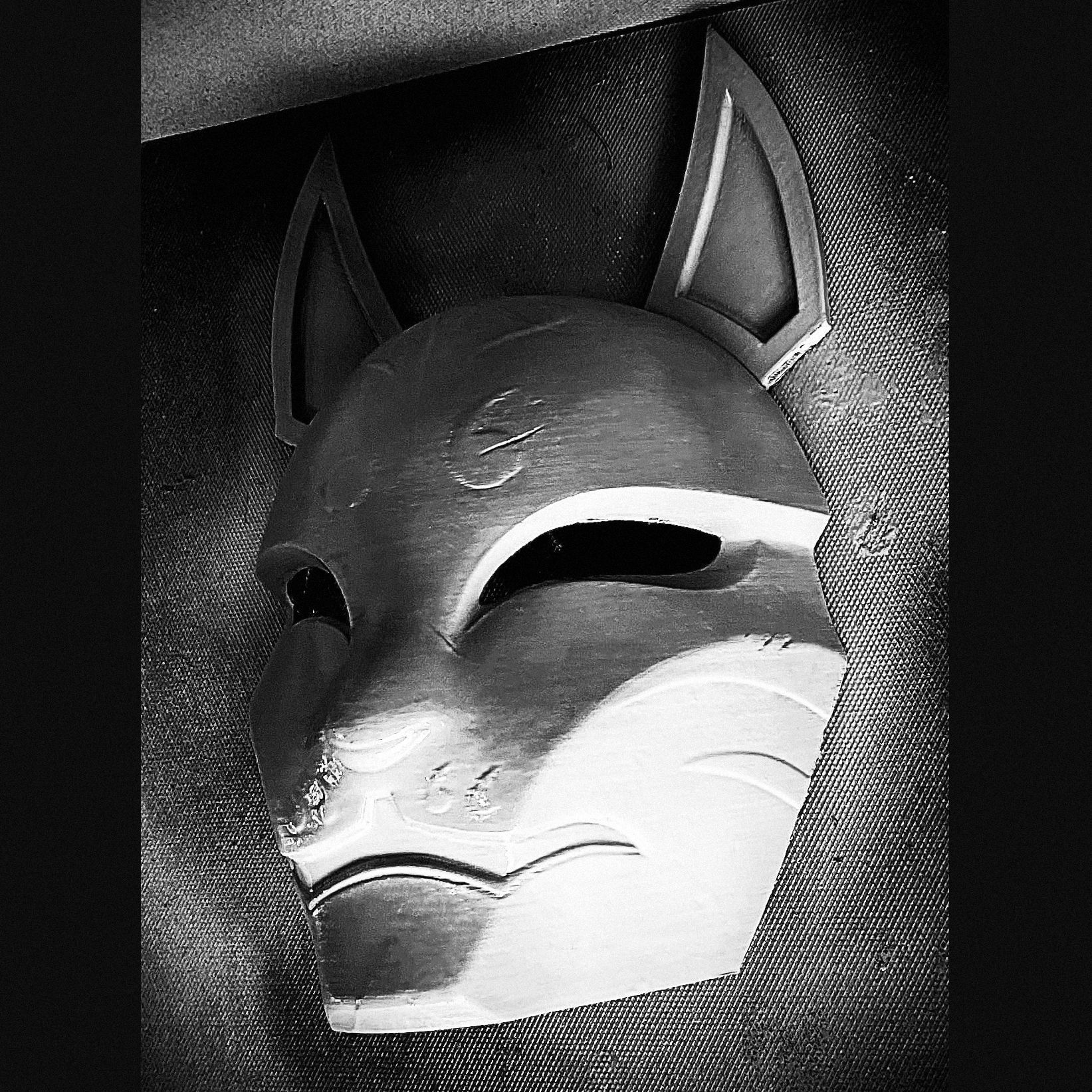 Aragami 2 Mask - Kitsune Mask - Halloween Cosplay 3D print model_9