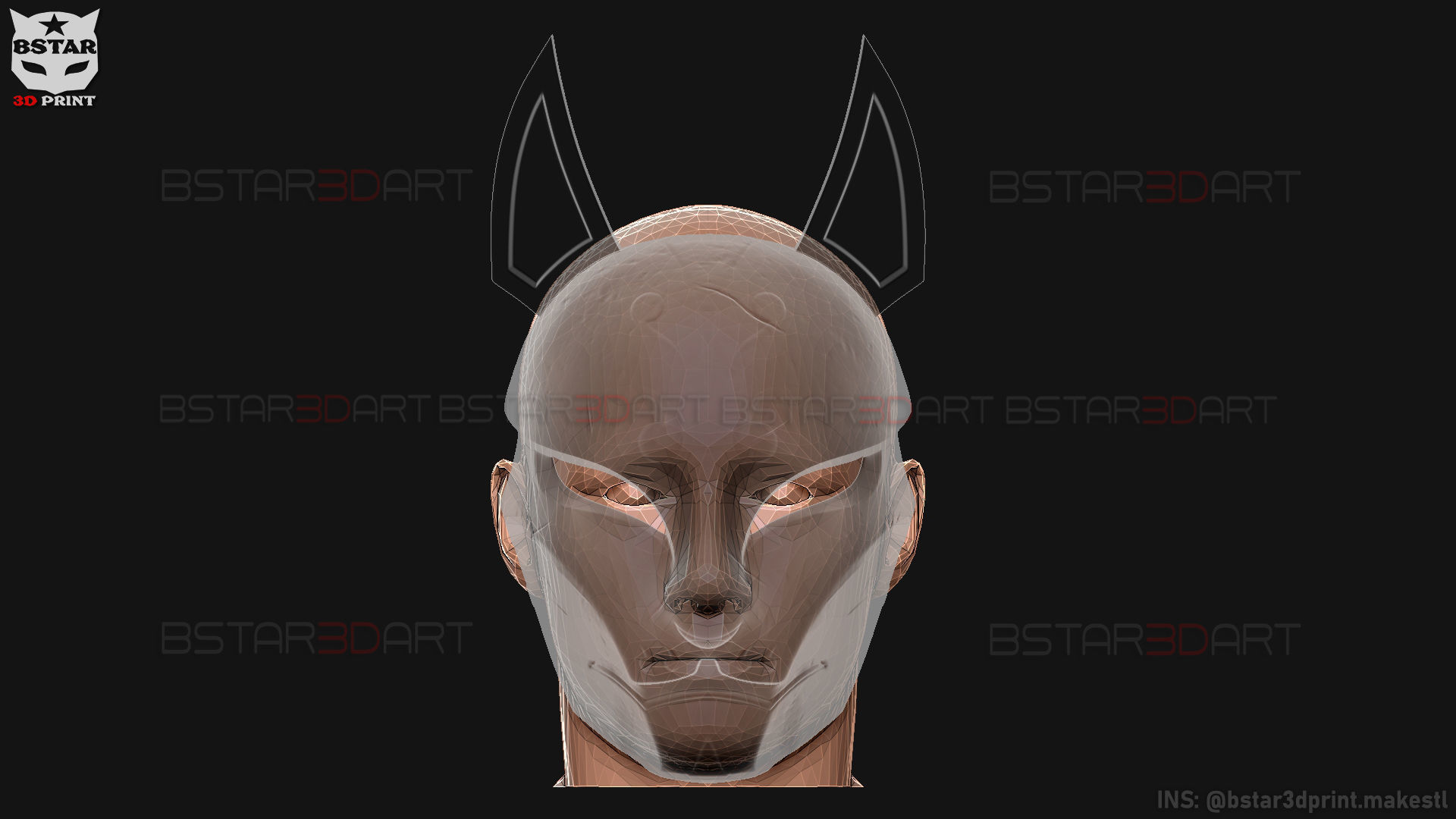 Aragami 2 Mask - Kitsune Mask - Halloween Cosplay 3D print model_40