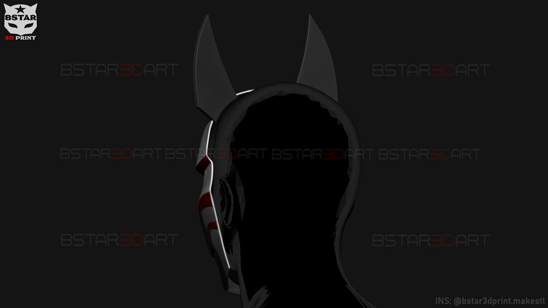 Aragami 2 Mask - Kitsune Mask - Halloween Cosplay 3D print model_21