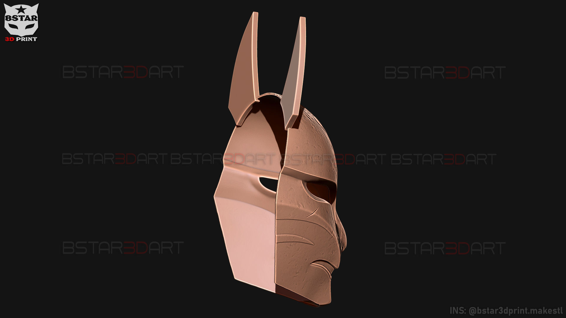 Aragami 2 Mask - Kitsune Mask - Halloween Cosplay 3D print model_36