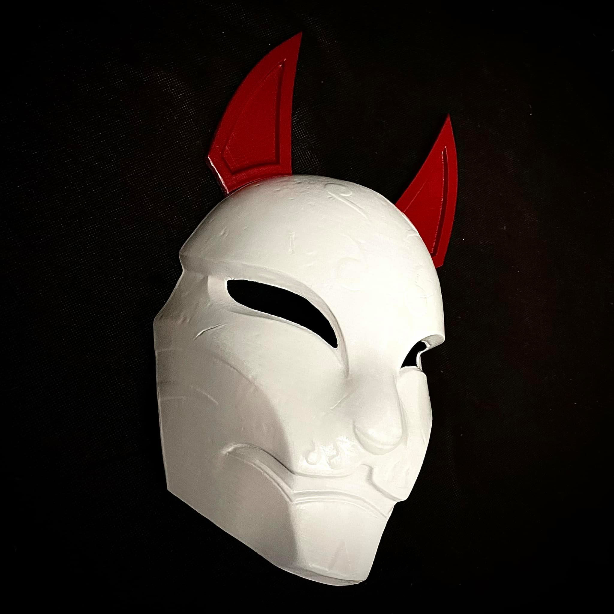 Aragami 2 Mask - Kitsune Mask - Halloween Cosplay 3D print model_6