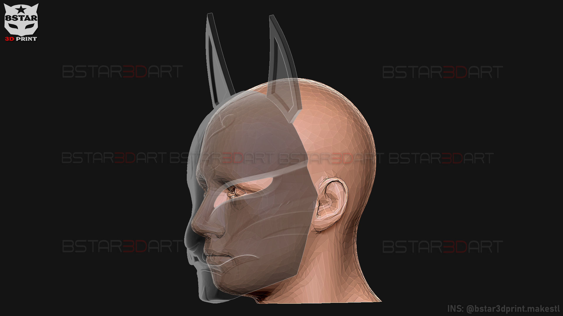 Aragami 2 Mask - Kitsune Mask - Halloween Cosplay 3D print model_41