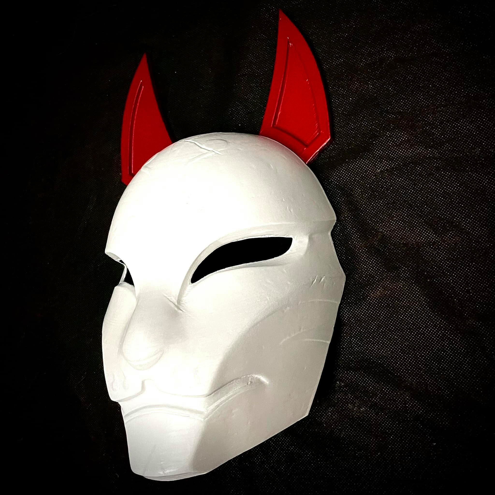 Aragami 2 Mask - Kitsune Mask - Halloween Cosplay 3D print model_8