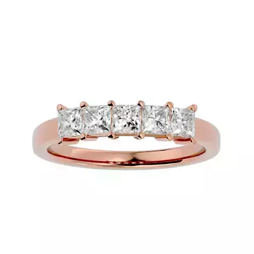 Eternity Band Diamond Ring with 360 View animation