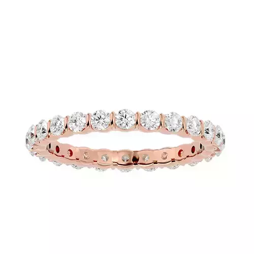 Eternity Band Diamond Ring with 360 View animation