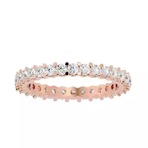 Eternity Band Diamond Ring with 360 View animation