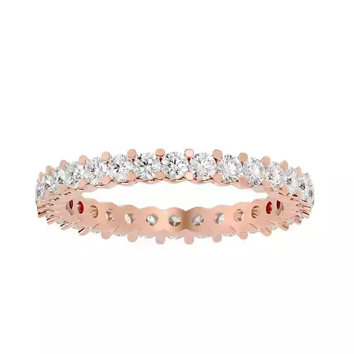 Eternity Band Diamond Ring with 360 View animation