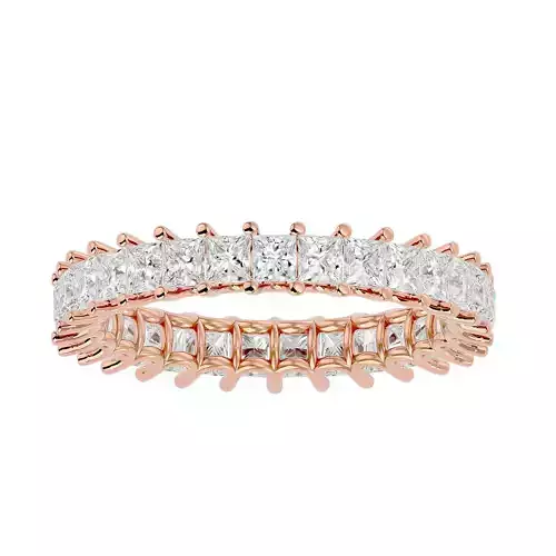 Eternity Band Diamond Ring with 360 View animation
