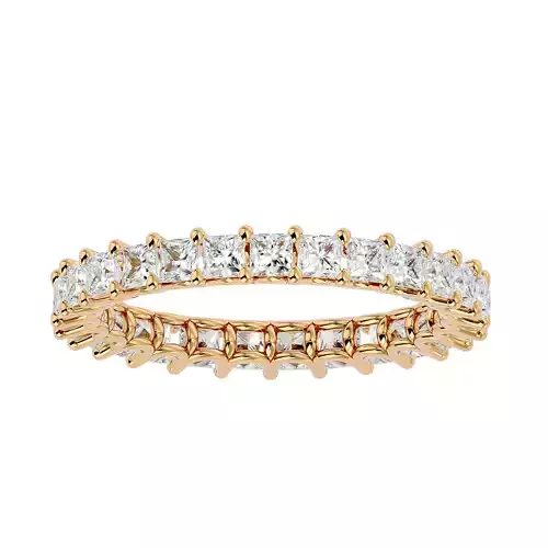 Eternity Band Diamond Ring with 360 View animation