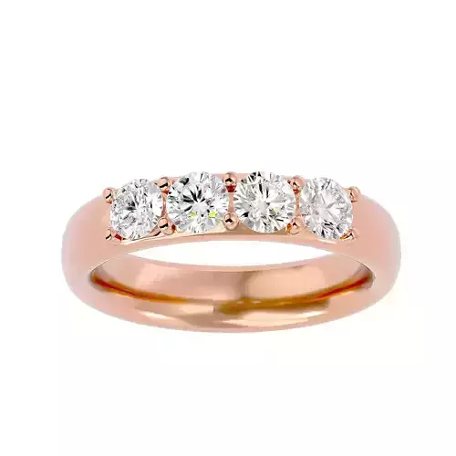 Eternity Band Diamond Ring with 360 View animation