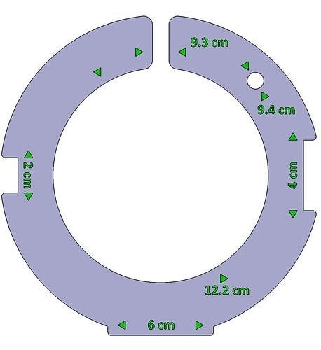 Archery Inspection Ring - 7mm thickness 3D print model