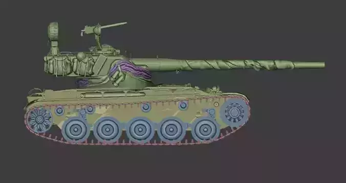 AMX 13 105 TANK 3D print model