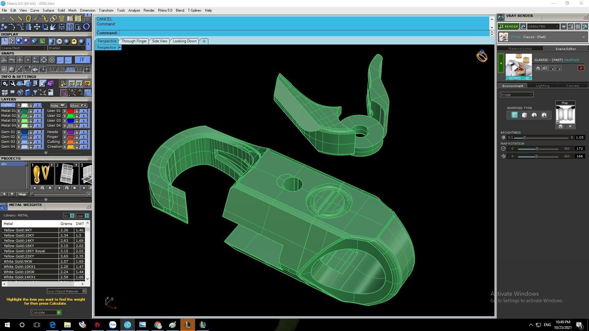 Jewelry Lock Clasp Connector 3D Model 2886 3D print model_5