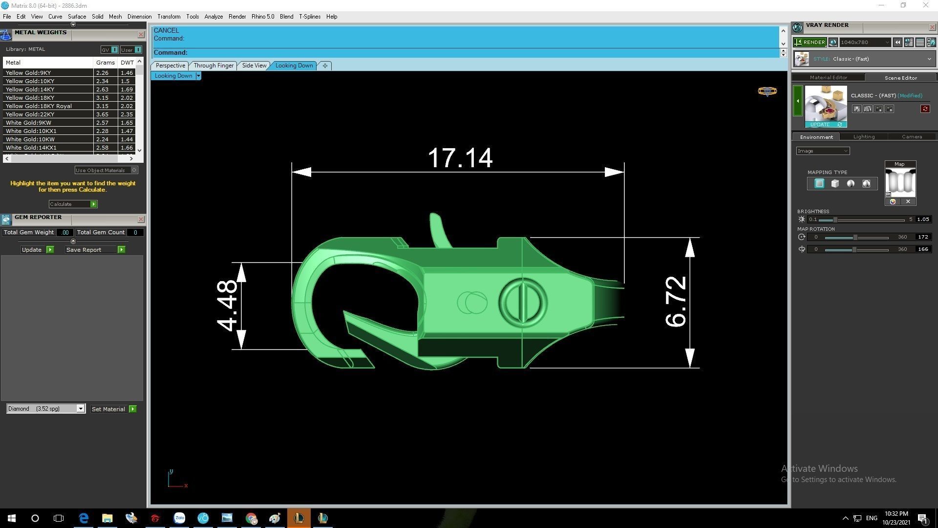 Jewelry Lock Clasp Connector 3D Model 2886 3D print model_3