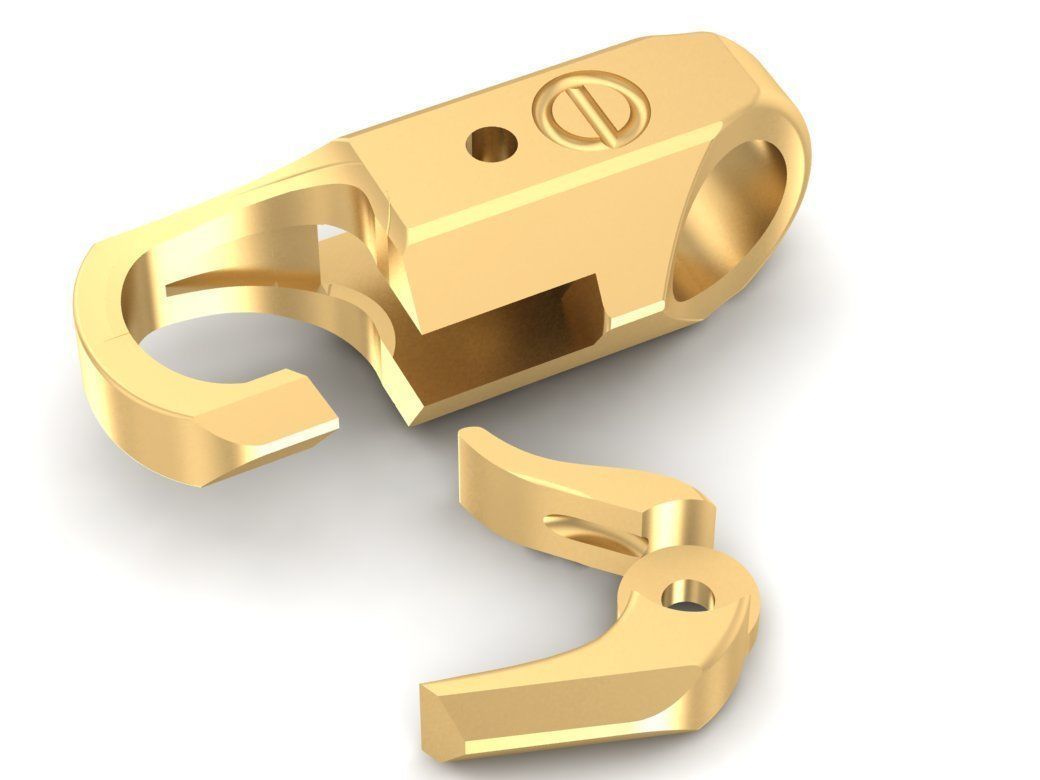 Jewelry Lock Clasp Connector 3D Model 2886 3D print model_1